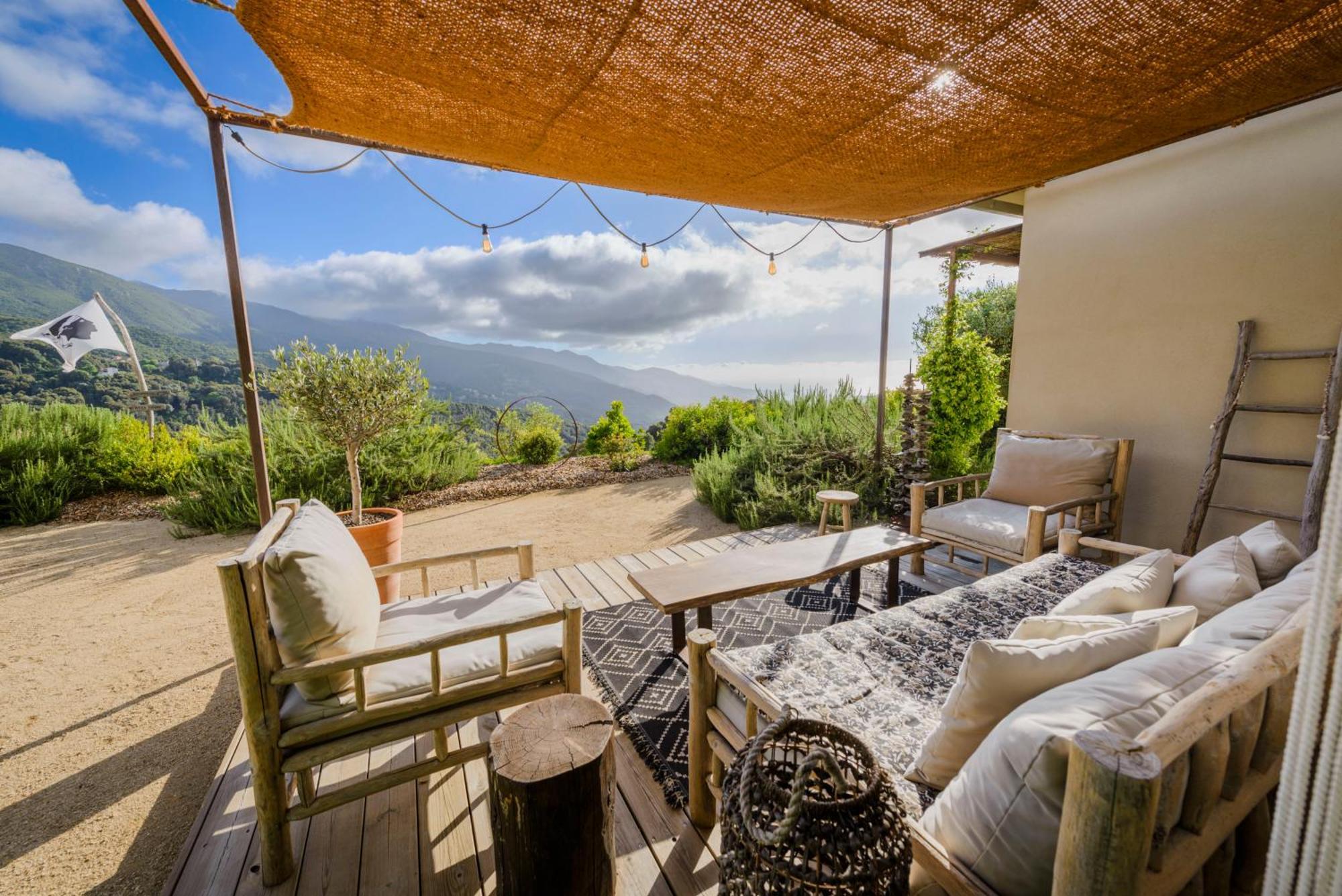 Terre De Maquis, Maison D'Hotes Vue Mer Corse Sari-D'orcino Exteriér fotografie