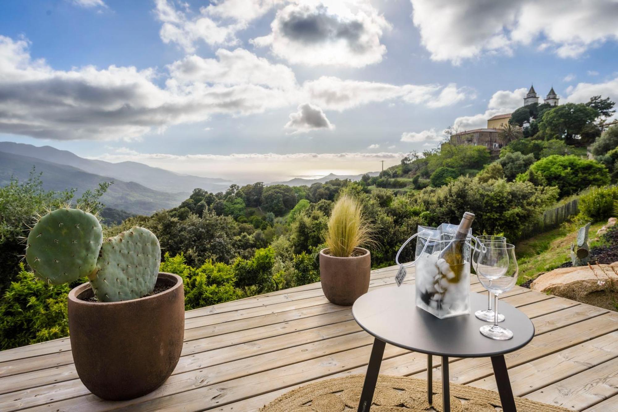 Terre De Maquis, Maison D'Hotes Vue Mer Corse Sari-D'orcino Exteriér fotografie