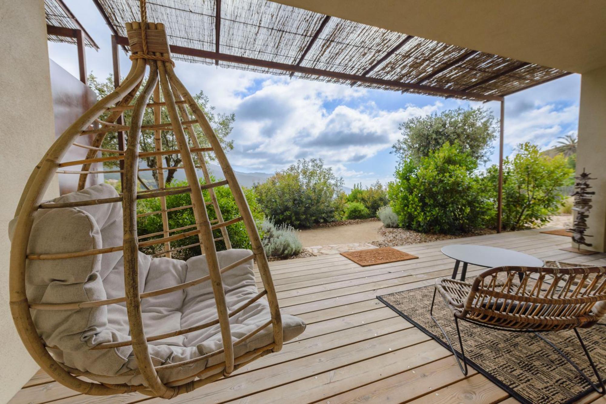 Terre De Maquis, Maison D'Hotes Vue Mer Corse Sari-D'orcino Exteriér fotografie