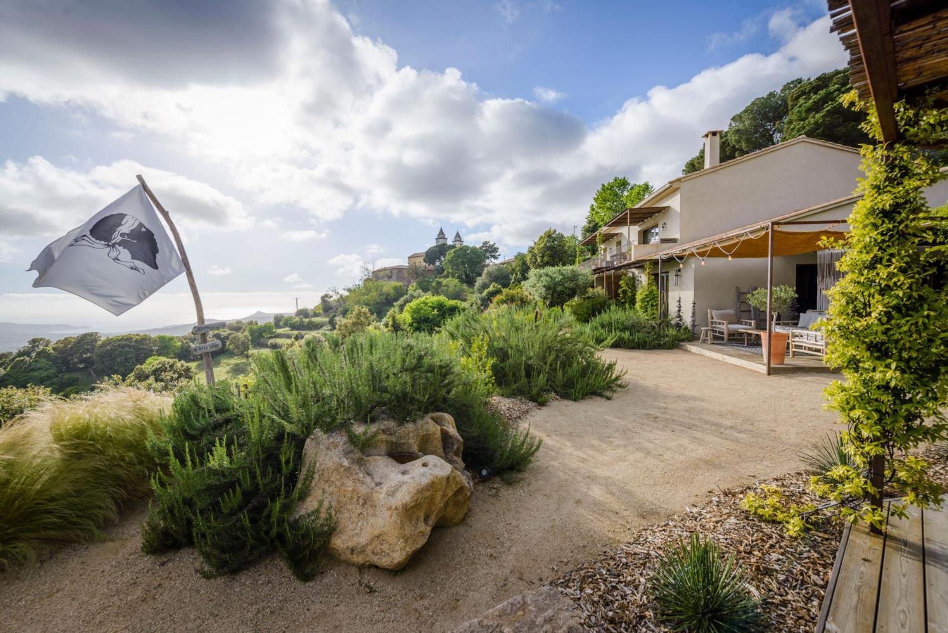 Terre De Maquis, Maison D'Hotes Vue Mer Corse Sari-D'orcino Exteriér fotografie
