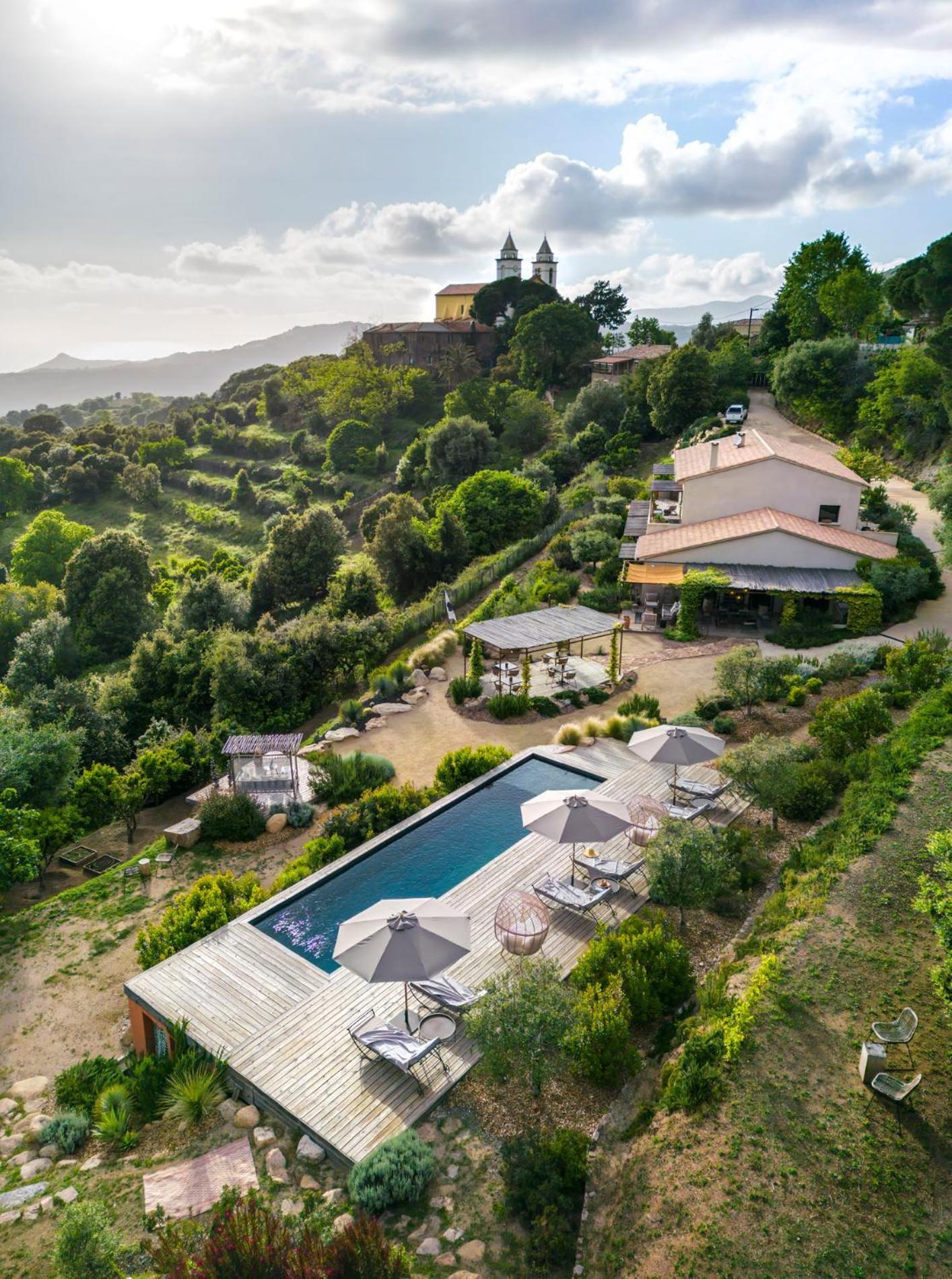 Terre De Maquis, Maison D'Hotes Vue Mer Corse Sari-D'orcino Exteriér fotografie